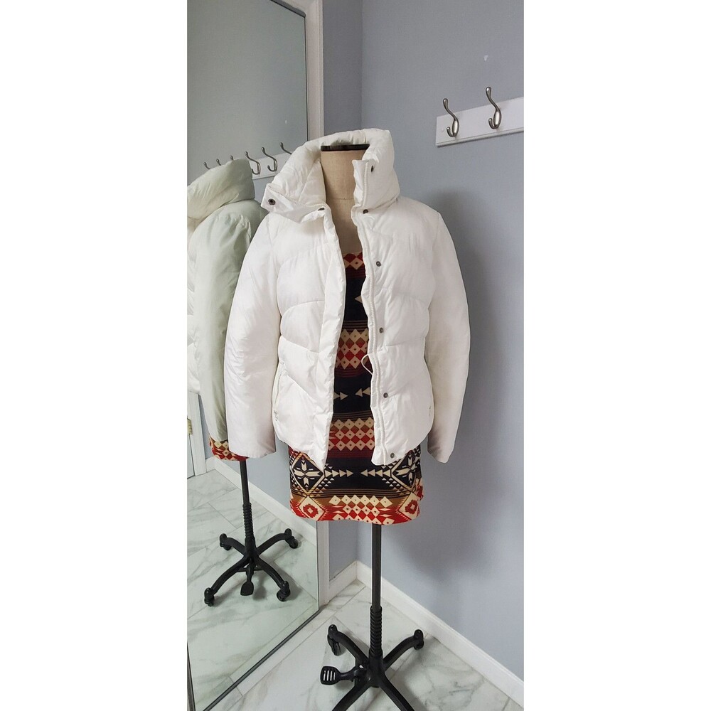 White Women's Puffer Jacket